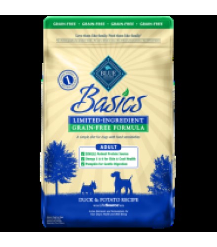 Blue Buffalo Dog Basic  Grain-Free  Duck  22 Lbs.